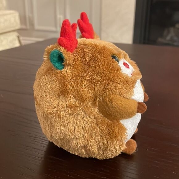 Ty Beanie Ballz 2011 Hoofer the Round Reindeer Excellent Condition NWT 5” - Picture 5 of 10